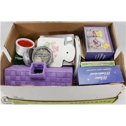 #25) BOX OF ASSORTED NEW KITCHEN ITEMS