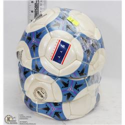 LOT OF 3 SOCCER BALLS