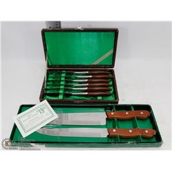 SET OF VINTAGE STAINLESS STEEL