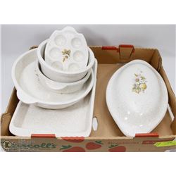 CANADIAN MADE CLAYWARE 7PCS.