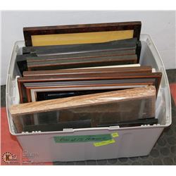 BOX OF 15 PICTURE FRAMES