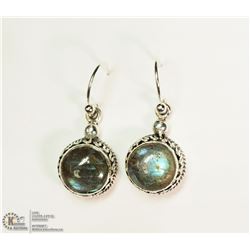 STERLING SILVER LABRADORITE EARRINGS