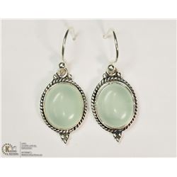 STERLING SILVER CHALCEDONY EARRINGS