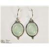 Image 1 : STERLING SILVER CHALCEDONY EARRINGS