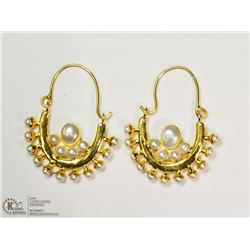 GOLD PLATED STERLING SILVER EARRINGS