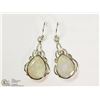 Image 1 : STERLING SILVER MOONSTONE EARRINGS