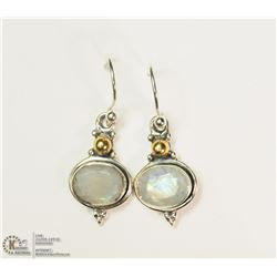 STERLING SILVER MOONSTONE EARRINGS