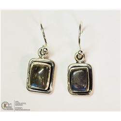 STERLING SILVER LABRADORITE EARRINGS