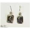 Image 1 : STERLING SILVER LABRADORITE EARRINGS