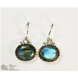 STERLING SILVER LABRADORITE EARRINGS