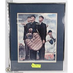 NORMAN ROCKWELL PRINT FRAMED