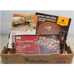 PROPANE COVER, OUTDOOR FURNITURE COVER, AND