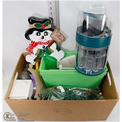 #36) BOX OF MISC STORE ITEMS