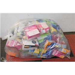 X-LARGE BAG OF ASSORTED FEMININE PRODUCTS