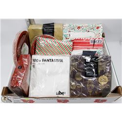 FLAT OF PARTY NAPKINS AND PLATES