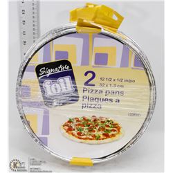 BUNDLE OF ALUMINUM FOIL PIZZA PANS