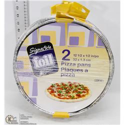 BUNDLE OF ALUMINUM FOIL PIZZA PANS