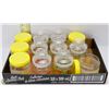 Image 1 : FLAT OF SMALL LIDDED JARS