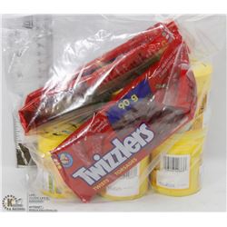 BAG OF ASSORTED M&MS AND LICORICE