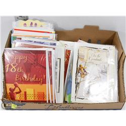 FLAT OF ASSORTED GREETING CARDS