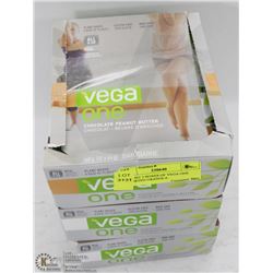 ALMOST 3 BOXES OF VEGA ONE ASSORTED GRANOLA