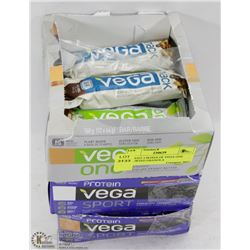 ALMOST 3 BOXES OF VEGA ONE ASSORTED GRANOLA