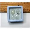 Image 1 : 5)  LOT OF 4 OVAL MOONSTONE GEMSTONES