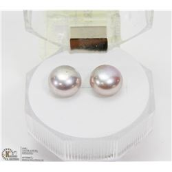 #90-NATURAL FRESH WATER PEARL EARRINGS
