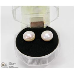#93-NATURAL FRESH WATER PEARL EARRINGS