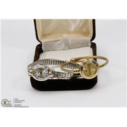 LOT OF 2 VINTAGE LADIES  WATCHES. WORKING