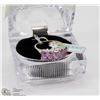 Image 1 : 8) NEW AMETHYST STERLING SILVER .925 RING SIZE 7