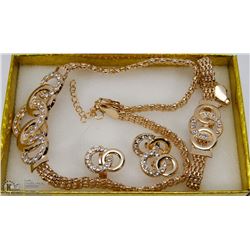 ETERNITY NECKLACE SET INCL RING, NECKLACE,