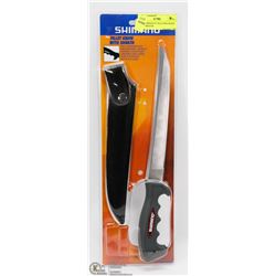 NEW SHIMANO 9" FILLETING KNIFE WITH SHEATH