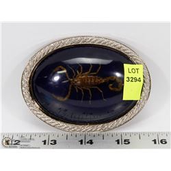 GENUINE SCORPION BELT BUCKLE