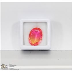 #44-MULTI-COLOR TOURMALINE OVAL SHAPE 10.70CT