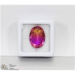 #46-MULTI-COLOR TOURMALINE OVAL SHAPE 10.60CT