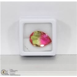 #38-MULTI-COLOR TOURMALINE PEAR  SHAPE  9.40CT