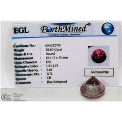 #53-ALEXANDRITE COLOR CHANGING GEMSTONE