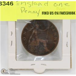 1902 ENGLAND ONE PENNY COIN