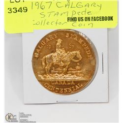 1967 CALGARY STAMPEDE COLLECTOR COIN