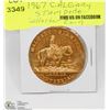 Image 1 : 1967 CALGARY STAMPEDE COLLECTOR COIN