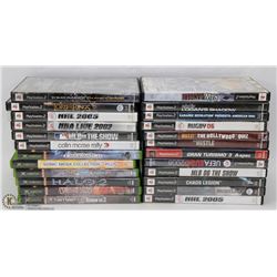FLAT OF PLAYSTATION 2 AND XBOX GAMES