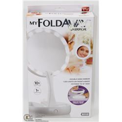 AS SEEN ON TV FOLD AWAY MIRROR