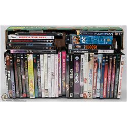 FLAT OF ASSORTED DVD'S INCL THE OFFICE, DEXTER