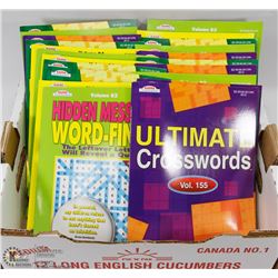 FLAT OF ASSORTED WORD PUZZLE GAMES