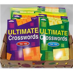 FLAT OF ASSORTED WORD PUZZLE BOOKS