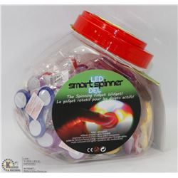 TUB OF 40 LED SMART SPINNERS