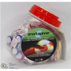 TUB OF 40 LED SMART SPINNERS