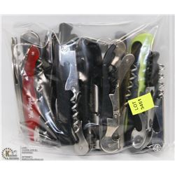 BAG OF CORK SCREWS