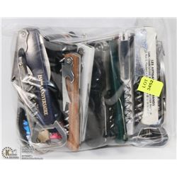 BAG OF CORK SCREWS